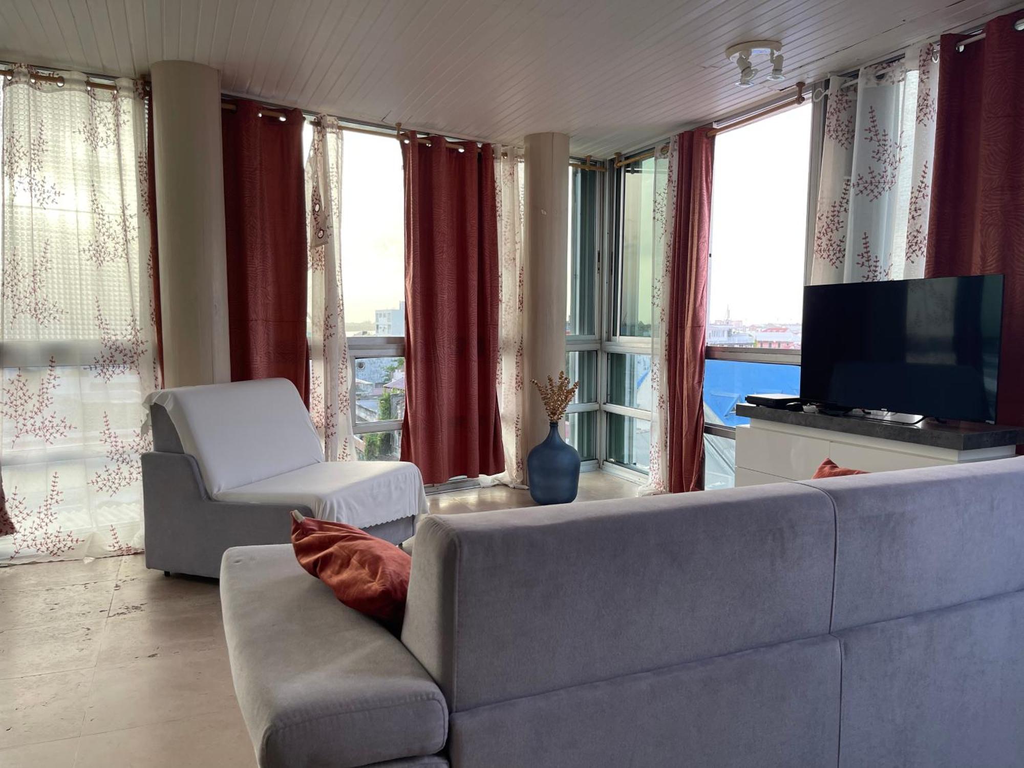 푸앵트아피트르 Penthouse Seaside 10 Min Port, Croisiere Et Aeroport 아파트 외부 사진