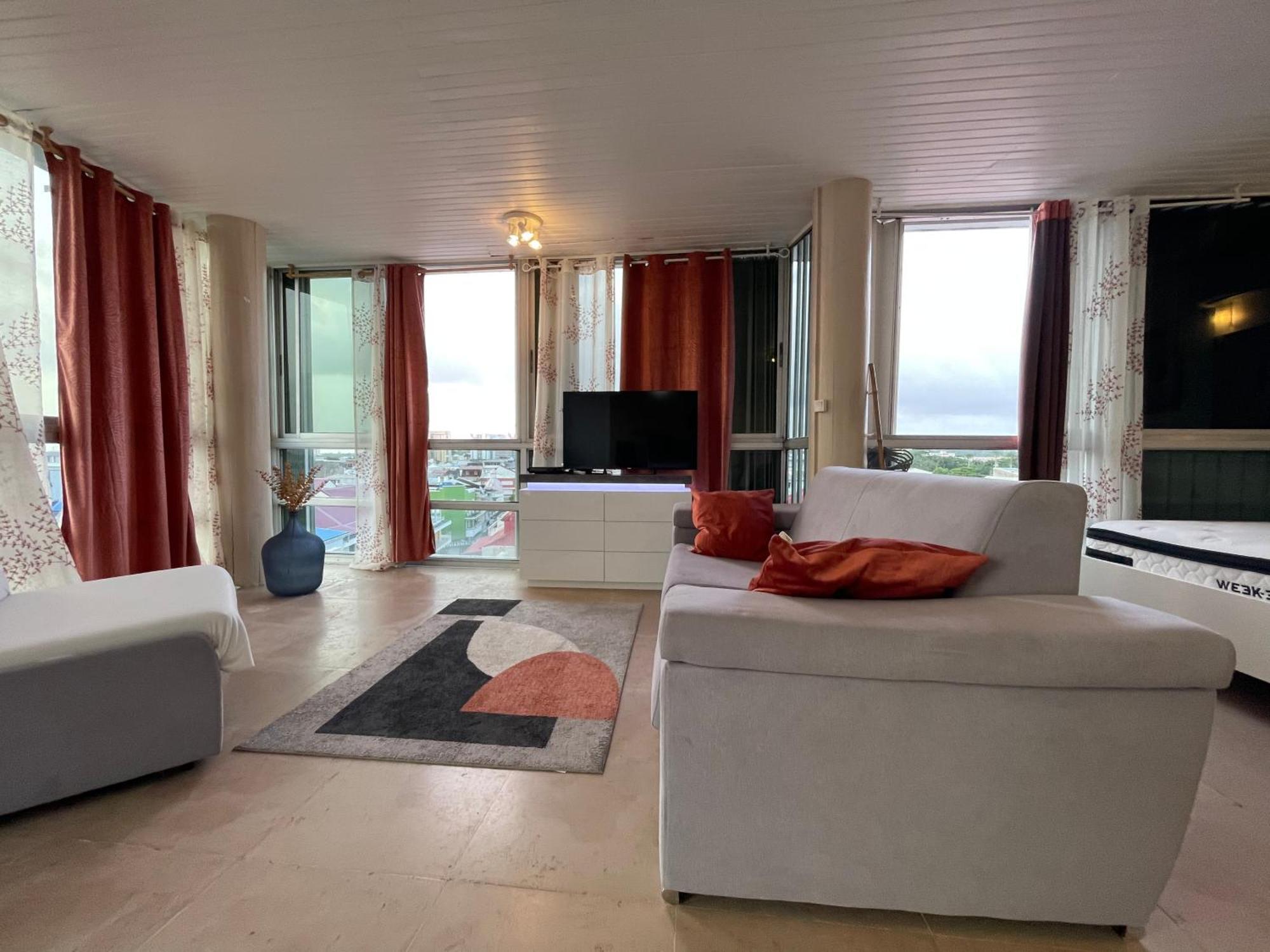 푸앵트아피트르 Penthouse Seaside 10 Min Port, Croisiere Et Aeroport 아파트 외부 사진