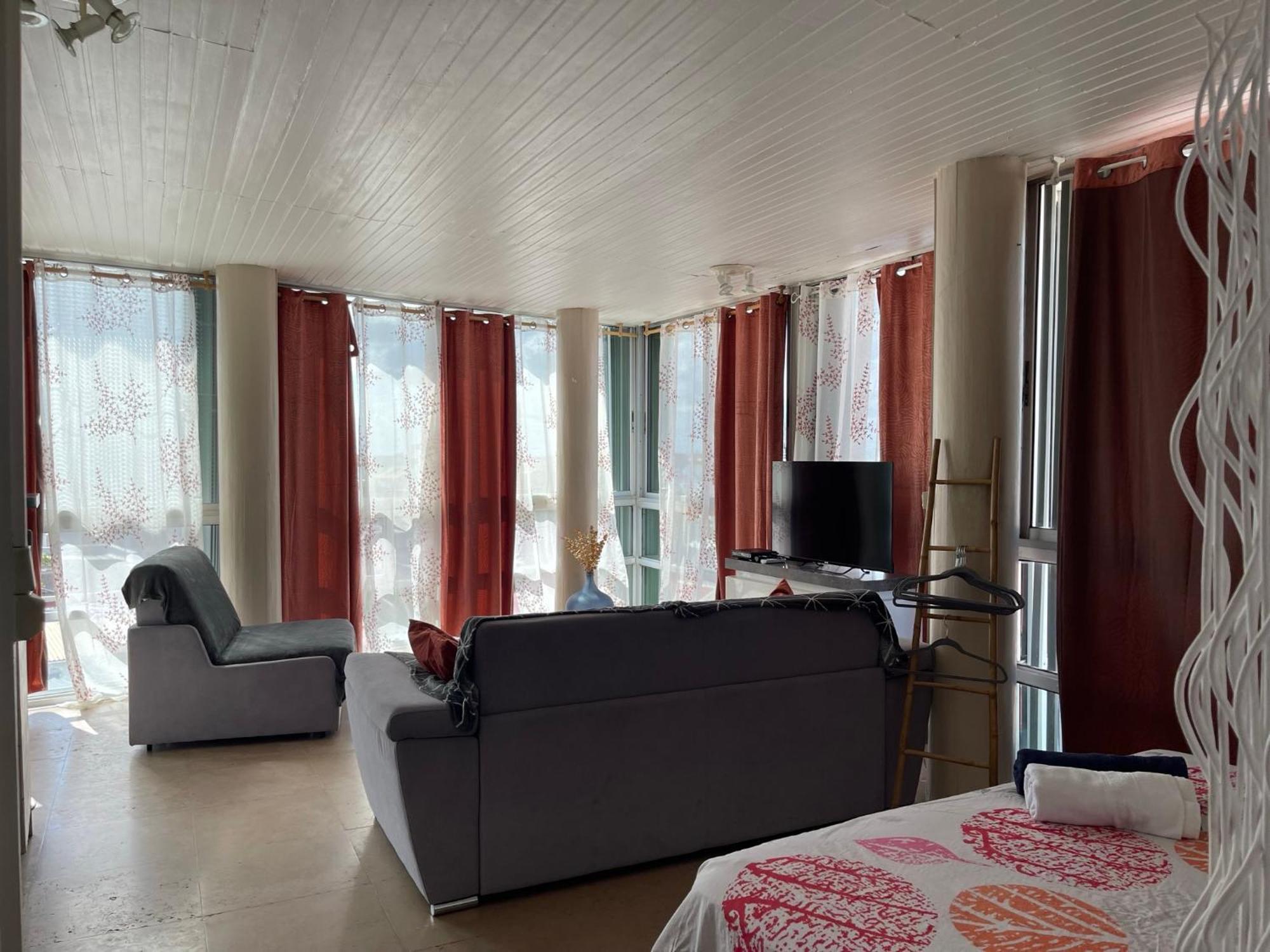 푸앵트아피트르 Penthouse Seaside 10 Min Port, Croisiere Et Aeroport 아파트 외부 사진