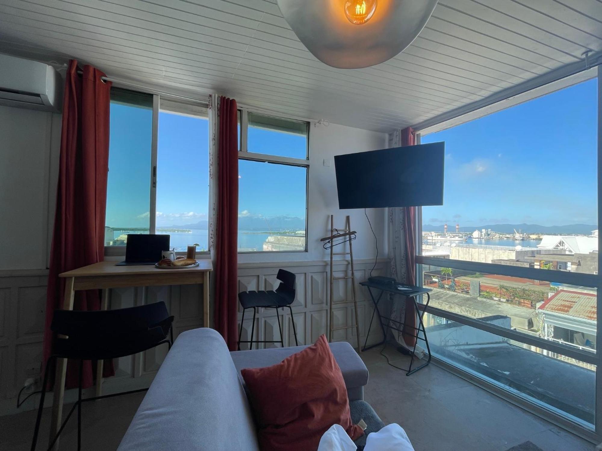 푸앵트아피트르 Penthouse Seaside 10 Min Port, Croisiere Et Aeroport 아파트 외부 사진