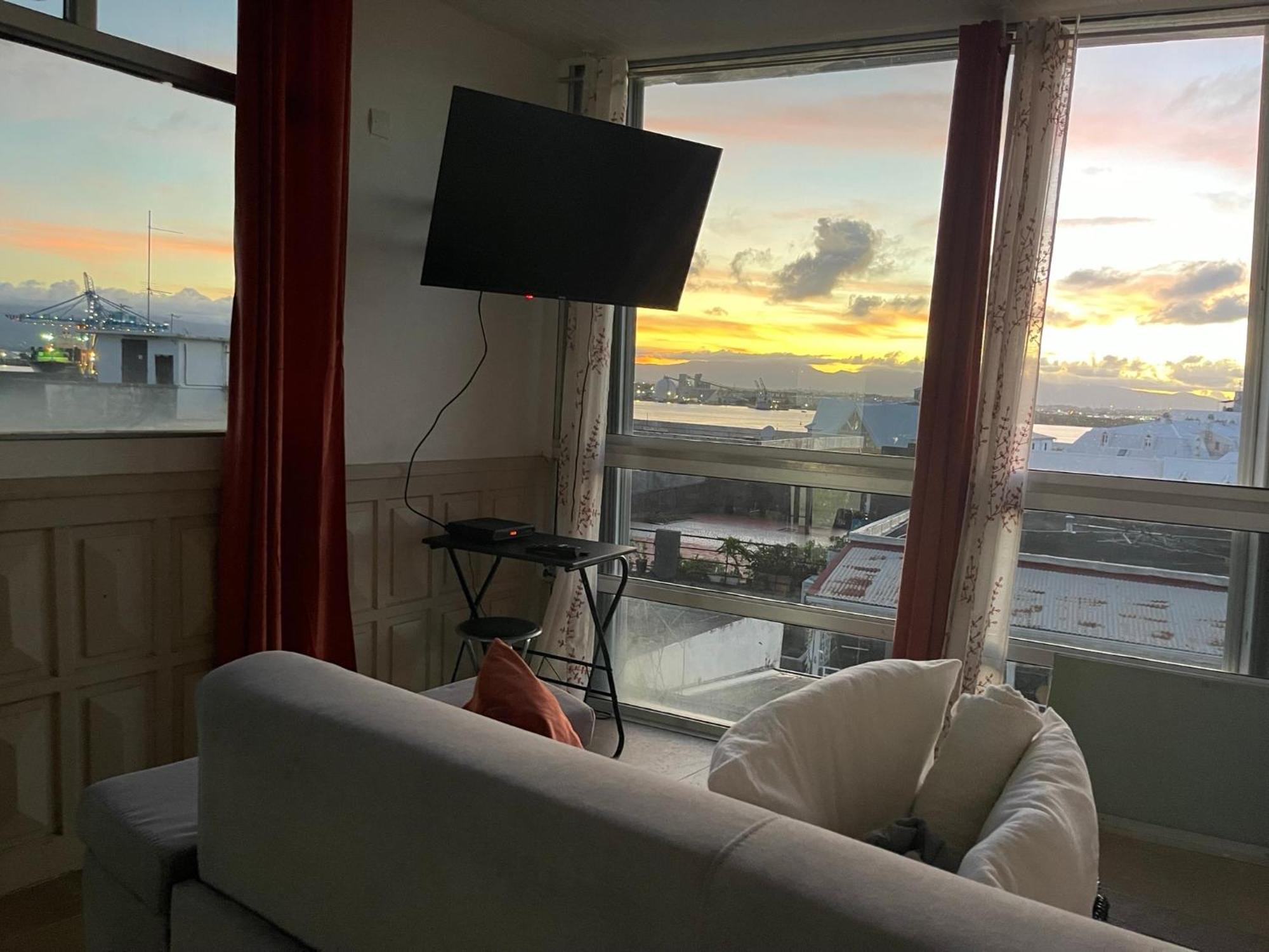 푸앵트아피트르 Penthouse Seaside 10 Min Port, Croisiere Et Aeroport 아파트 외부 사진