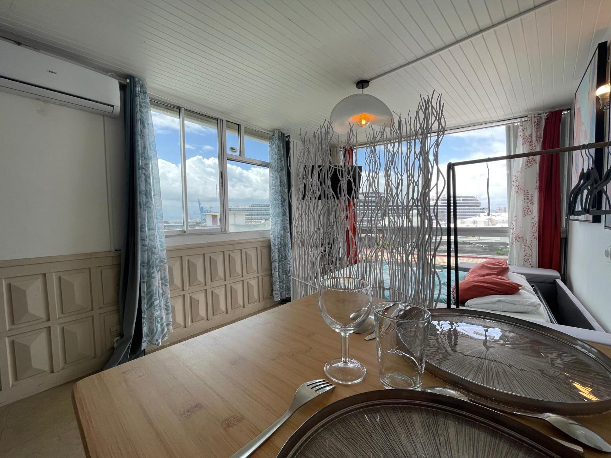 푸앵트아피트르 Penthouse Seaside 10 Min Port, Croisiere Et Aeroport 아파트 외부 사진